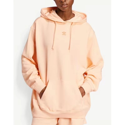 Adidas Essentials Loose French Terry Hoodie Pink