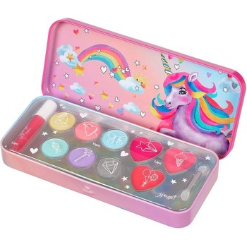 Souza! Souza Souza! - Детски комплект за грим в метална кутия - еднорог