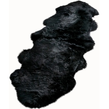 Native Natural Черна овча кожа Двойна, 60 x 240 cm - Native Natural (RUG-2PELT-BLK)
