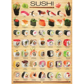 EUROGRAPHICS - Puzzle Sushi - 1 000 piese
