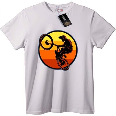 NOONEBRAND Тениска BMX Залез и Трик - L, Black
