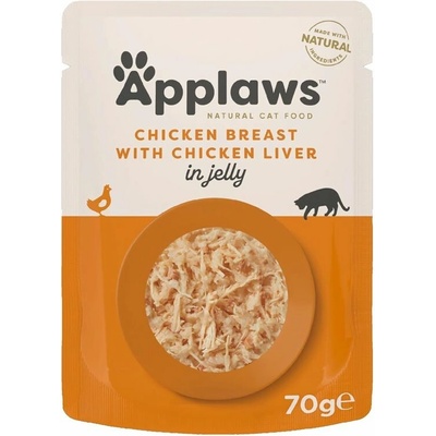 Applaws s kuřecími prsy a játry v želé 70 g