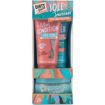 Dirty Works Подаръчен комплект Sole Survivor, 3 части