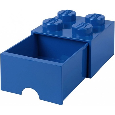 LEGO® Úložný box 4 s šuplíkem světle modrá – Sleviste.cz