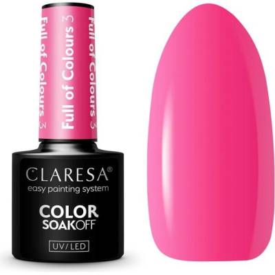 Gél lak na nechty Claresa Full of Colours 3 5 g