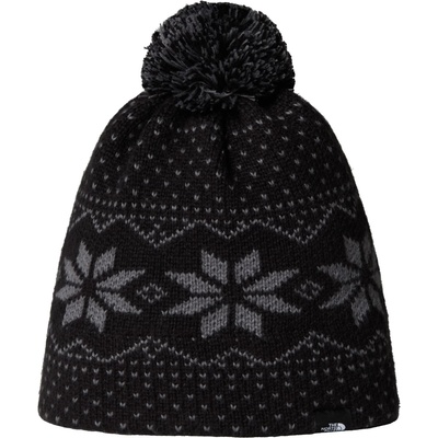 The North Face Детска зимна шапка (beanie) The north face Kid's Cabin Ski Tuke Beanie - TNF Black Jacquard - размер One Size (904-4514-0311)
