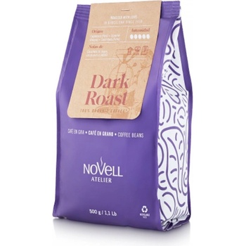 Cafès Novell Dark Roast Atelier 500 г. кафе на зърна