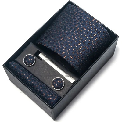 Kravata Bard manžetové knoflíčky spona kapesníček modrá – Zboží Mobilmania