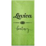 Luxica® Fantasy Смарагдово зелени салфетки с дискретен релеф и фин бордюр 2 слоя | 40 броя Сгъвка 1/8 (48298292882)