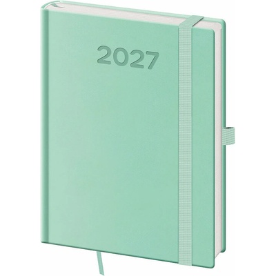 Helma 365 Print Pop B6 denní 2027 světle zelený