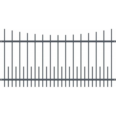 Kovové plotové pole PLP77 š. 2500 x v. 1200 mm