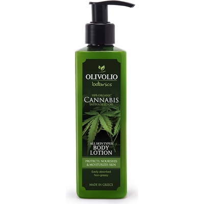 Olivolio Botanics Cannabis Oil -CBD- Body Lotion telové mlieko s konopným olejom 250 ml