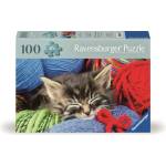 Ravensburger - Puzzle Cat in a ball 100 XXL - 100 piese