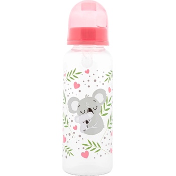 Lorelli Бебешко шише Lorelli Baby Care - Simple, 250 ml, Shell Pink (10200110006)