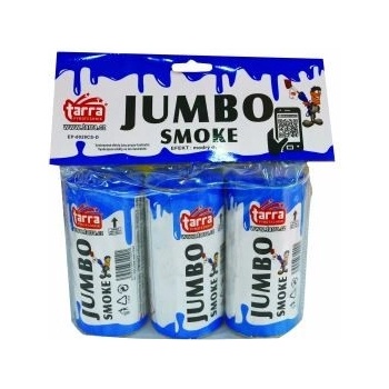 Dýmovnice Jumbo smoke Modrá 3 ks 16 3 trhací pojistka