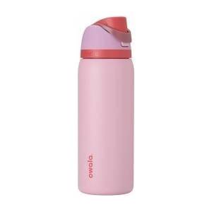 owala FreeSip Insulated Stainless Steel Drinking Bottle with Straw, 945ml - BPA Free, Ideal for Sports, Fitness, Outdoors and Travel, Angle Food Cake - C08140