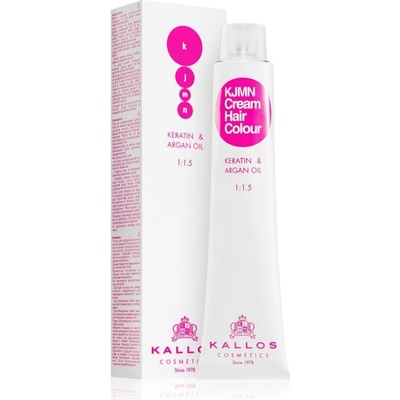 Kallos KJMN Professional Cream Hair Colour Keratin & Argan Oil 5.53 Cacao 100 ml