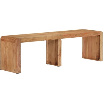 vidaXL Пейка, 160x38x45 см, масивна акация (351646)