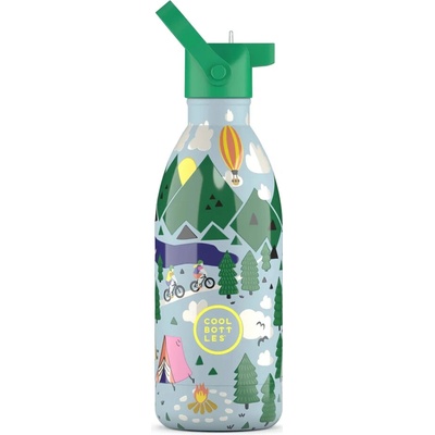 Cool Bottles Detská termo fľaša z nerezovej ocele Kids Outdoor Adventure trojvrstvová 500 ml
