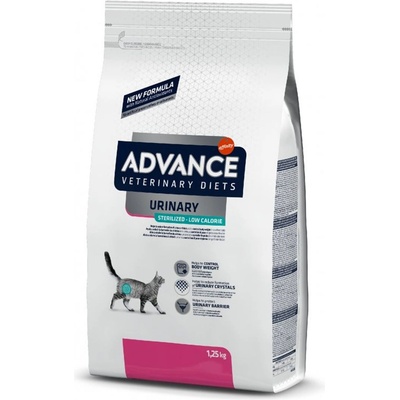 ADVANCE Veterinary Diets Котки Стерилизирани-Ниско Калорични Уринарни 1, 25 кг