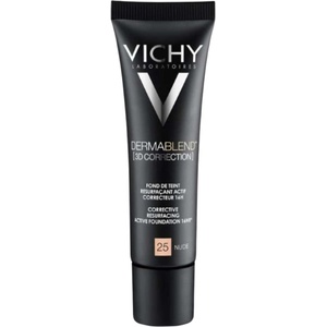 Vichy Dermablend 3D Коригиращ фон дьо тен, №25 Nude, SPF25, 30 ml - ozone