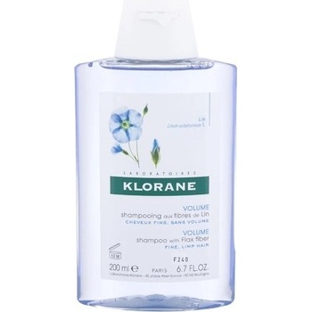 Klorane šampon s lněnými vlákny 200 ml