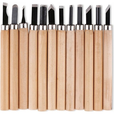 Dláta na vyrezávanie XL Tools 12 kusov