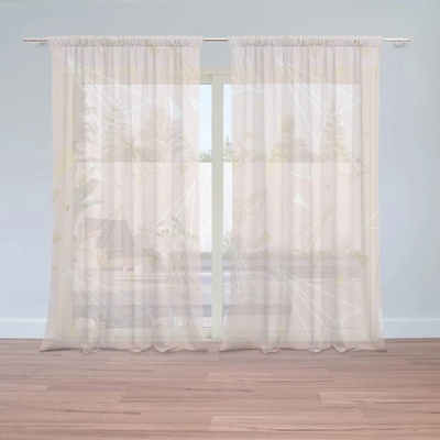Sablio Záclony Papierové lastovičky: 2ks 150x250cm