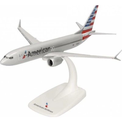 Herpa Boeing B737 MAX 8 American Airlines "2010s" Colors Snap-Fit 1:200