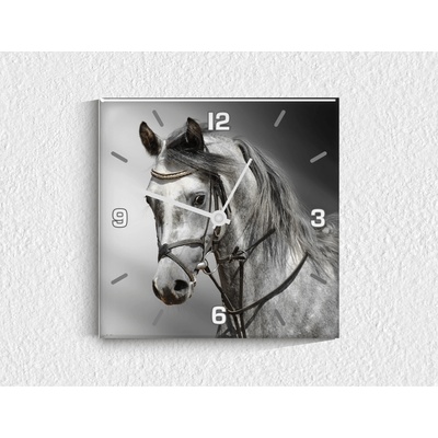 Стъклен стенен часовник 038