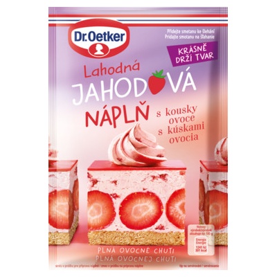 Dr. Oetker Jahodová smetanová náplň (50 g) – Zbozi.Blesk.cz