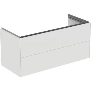 Ideal Standard Atelier Conca стенен шкаф за шкаф с 2 чекмеджета, матово бял, 120 см (T4576Y1)