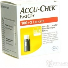 Lancety Accu-Chek Fastclix, 102 ks