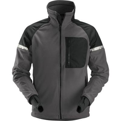 Snickers Workwear bunda AllroundWork fleece šedá