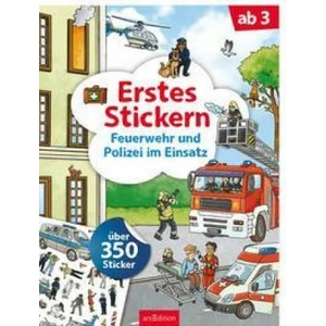 Erstes Stickern - Feuerwehr und Polizei im Einsatz | Sebastian Coenen (ISBN: 9783845842523)