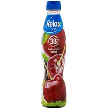 Relax Ovocný sirup 33% Višeň Jablko Aronie 0,7 l