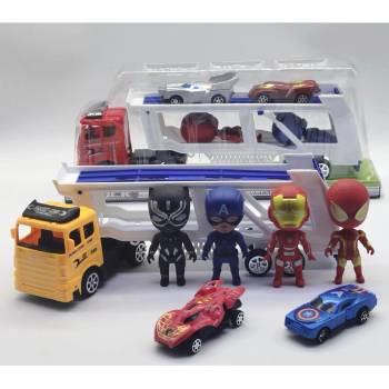 Image 1 of Armtoys ДЕТСКИ КАМИОН АВТОВОЗ С 2 ГЕРОЯ И 2 КОЛИ