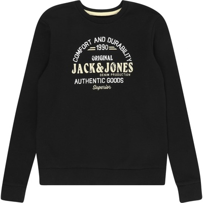 JACK & JONES Суичър 'Minds' черно, размер 140