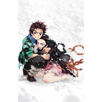ABYstyle Plagát Demon Slayer - Tanjiro & Nezuko Snow