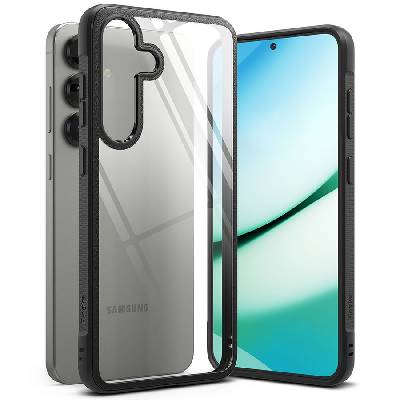 Удароустойчив твърд кейс за Samsung Galaxy S25 от Ringke Fusion - Черен (8800274968233)