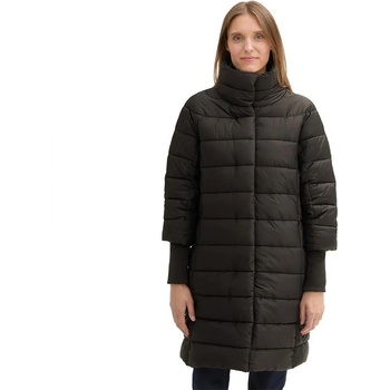 Tom Tailor Палто Tom tailor 1042913 Stand-Up Collar Puffer coat - Black (Deep Black)