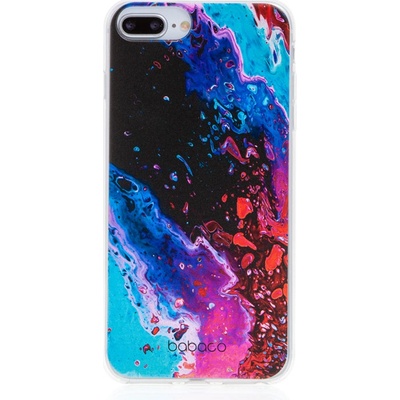 Pouzdro AppleMix BABACO Apple iPhone 7 Plus / 8 Plus - gumové - abstraktní vlnky;
