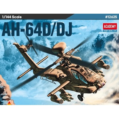 Academy Военен хеликоптер AH-64D/DJ Apache (12625)