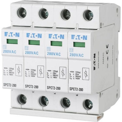 Eaton 167596 SPCT2-280/4 zvodič pre prepäťovú ochranu Přepětová ochrana pre: rozvodná skriňa 20 kA 1 ks; 167596
