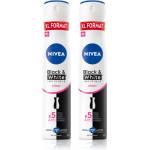Nivea Black & White Invisible Clear антиперспирант-спрей изгодна опаковка