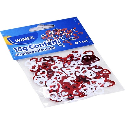 Wimex Konfety lesklé SRDCIA 15 g