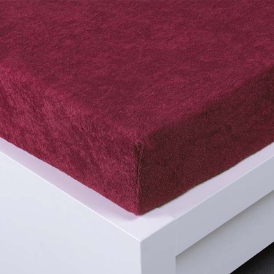 Xpose froté plachta Exclusive bordó 180x200