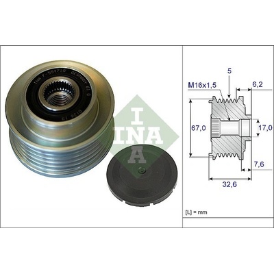 Předstihová spojka Schaeffler INA 535 0097 10 IN 535009710