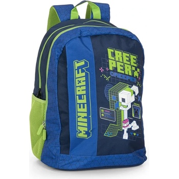 Minecraft Ученическа тинейджърска раница Minecraft Creeper Anatomy Neon