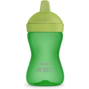 Philips Неразливаща се чаша с твърд накрайник Philips Avent - Зелена, 300 ml (00A.0527.001)